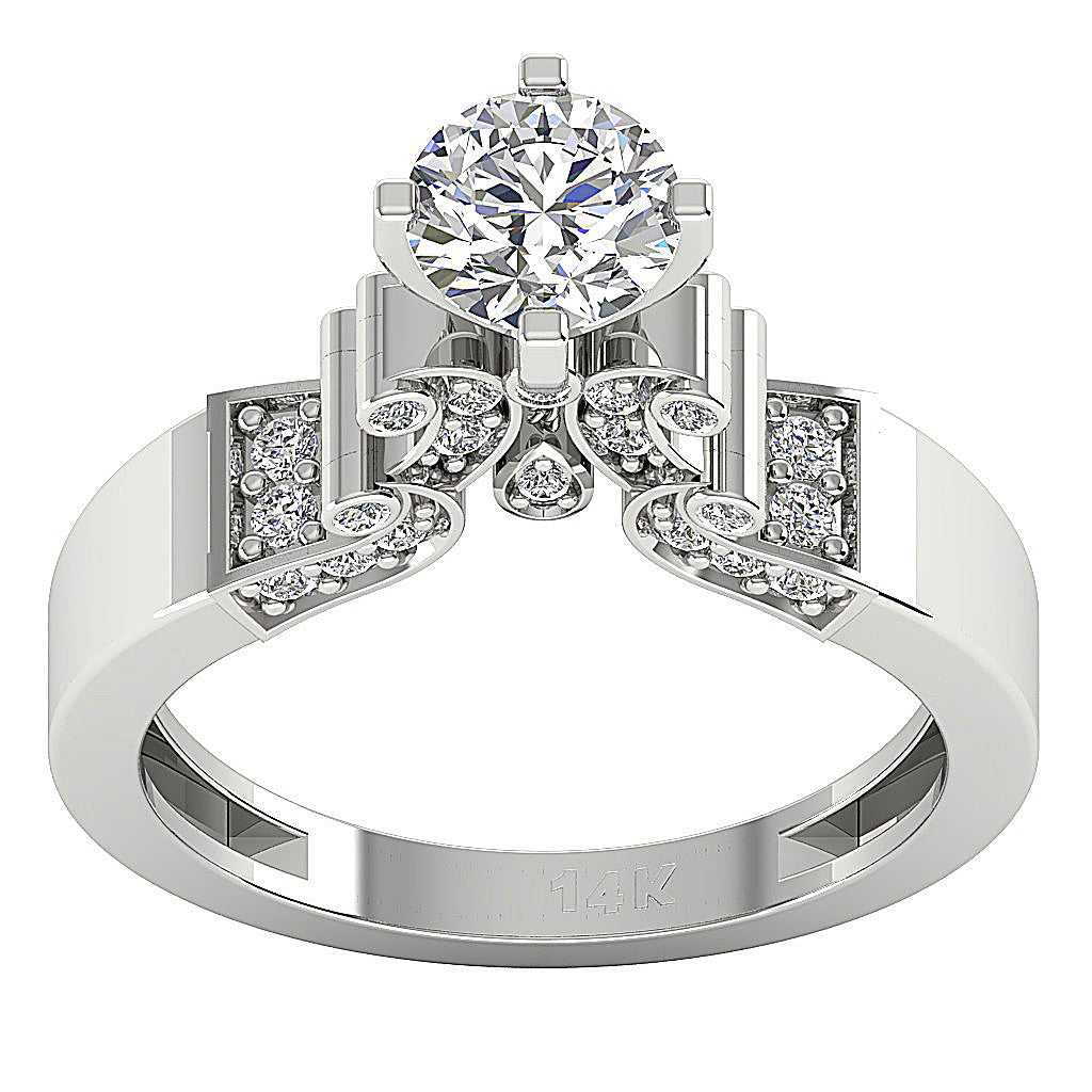 DesignerSolitaire14kWhiteGoldAnniversaryRing