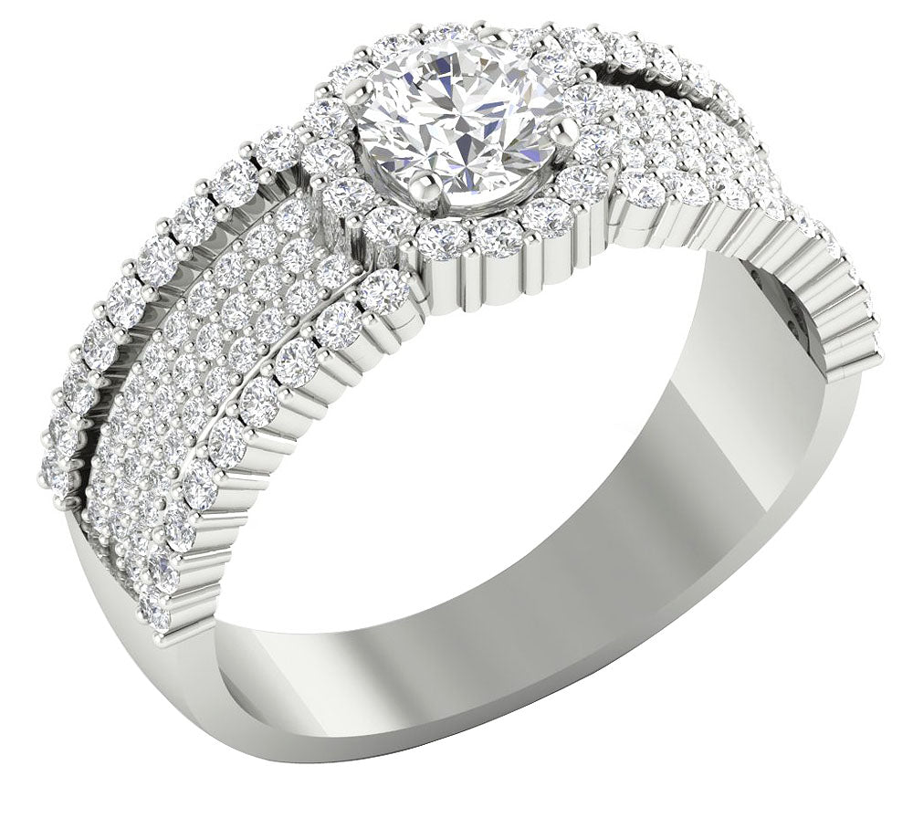 DesignerSolitareRing14kSolidGold