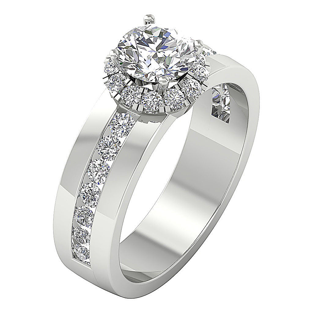 SideViewDesignerSolitaireRingSet14kWhiteGold