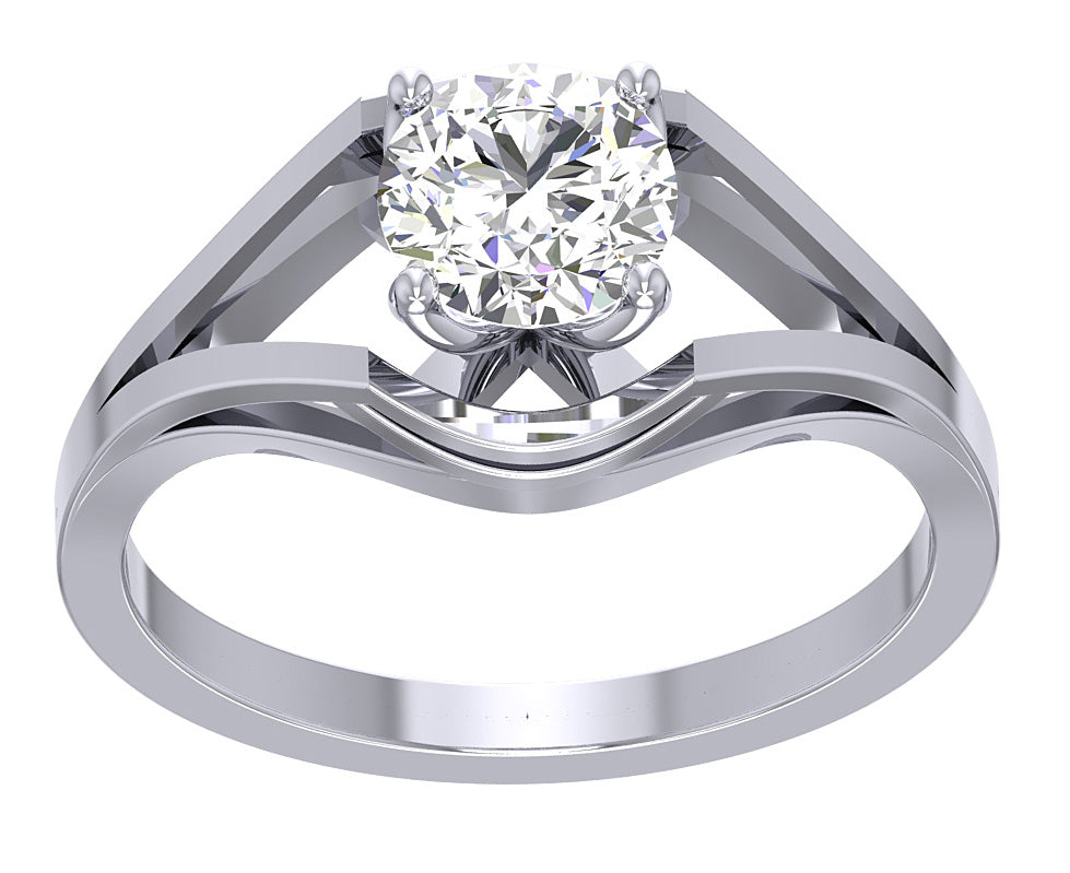 DesignerSolitaire14kSolidGoldRing