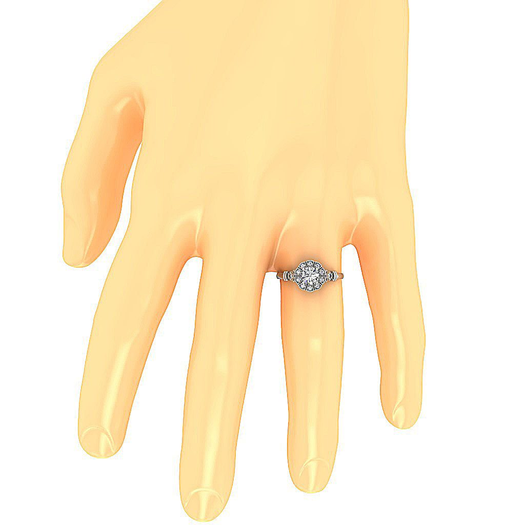 GenuineDiamondAnniversaryRingonFinger