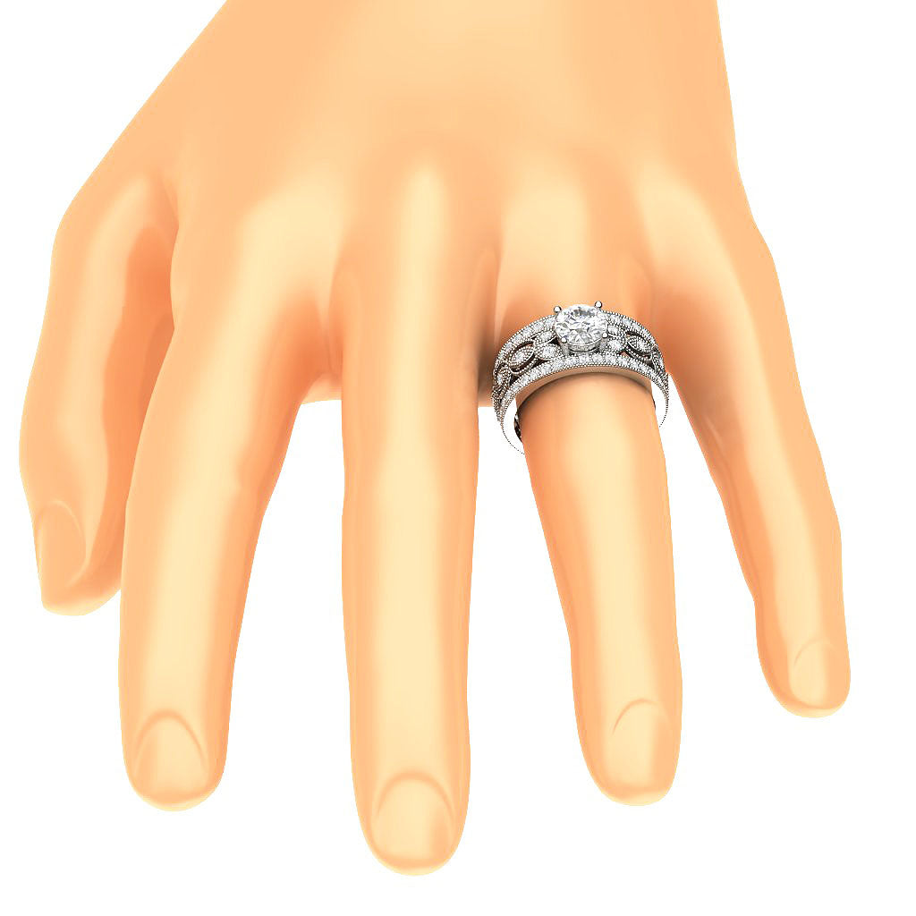 NaturalDiamondEngagementRingonFinger