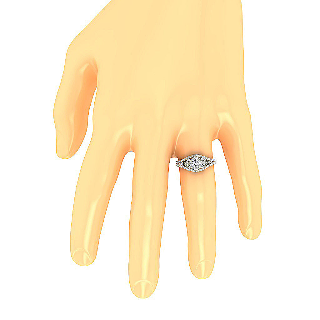 DiamondEngagementRingonFinger