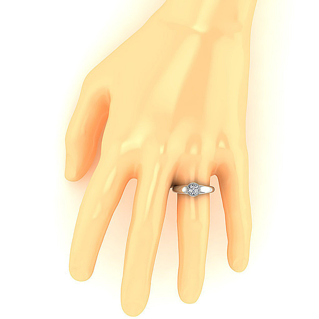 GenuineDiamondRingonFinger
