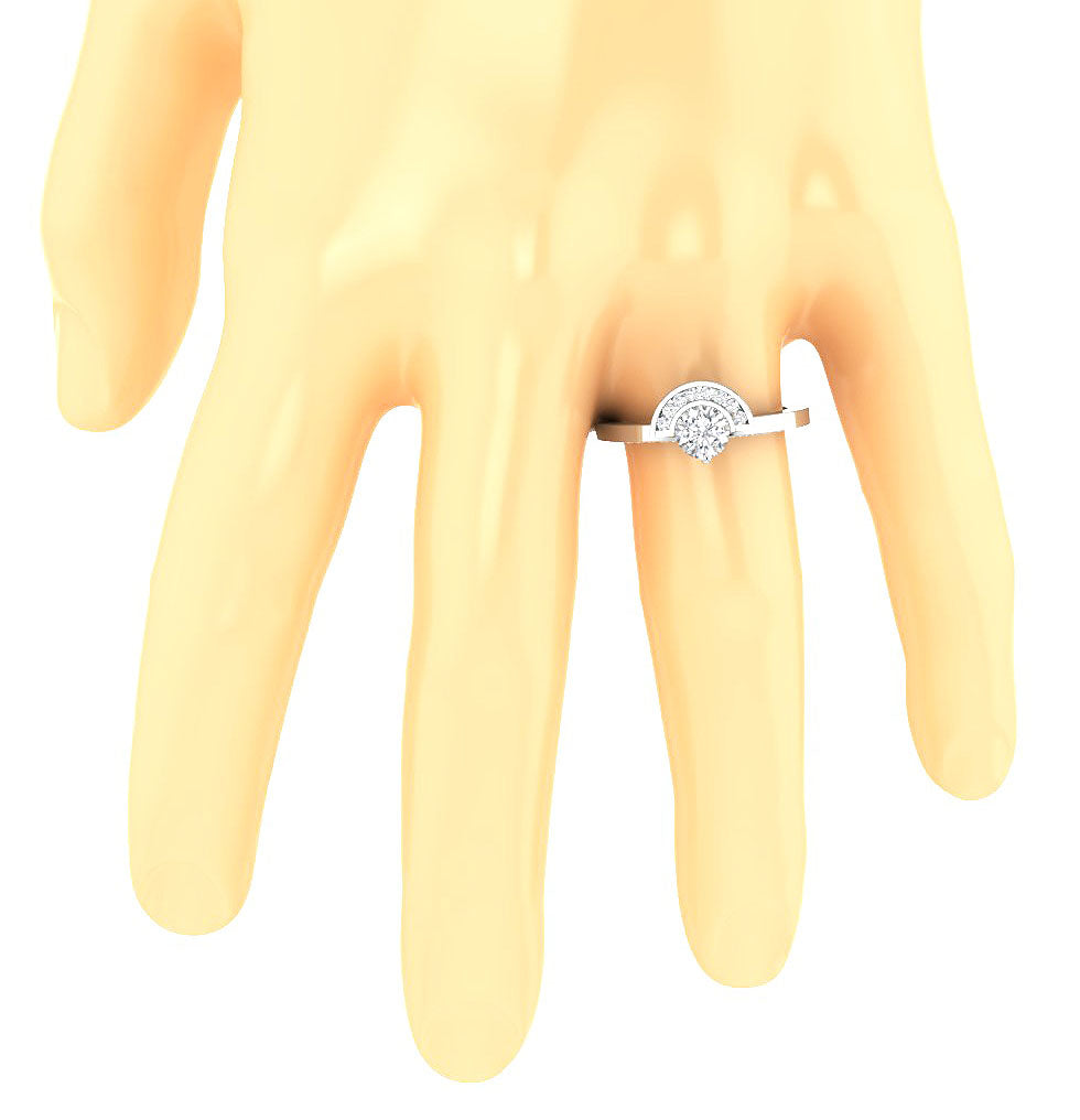 NaturalDiamondWeddingRingOnFinger