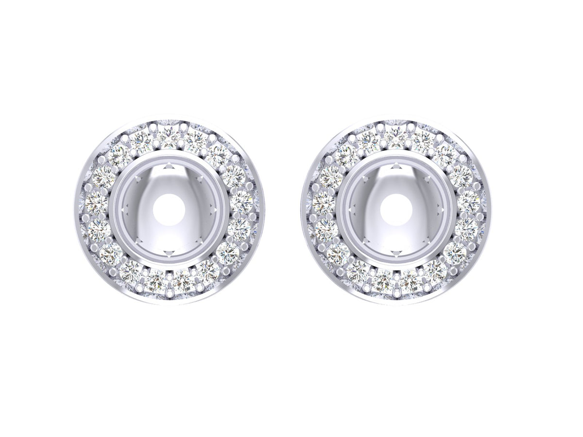 The Amelia Prong Set Natural Diamond Removable Jacket 14K Rose Gold