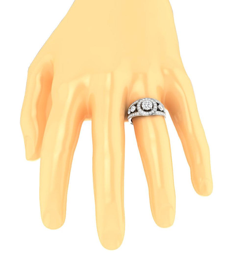 OnFingerGenuineDiamondRing14kGold