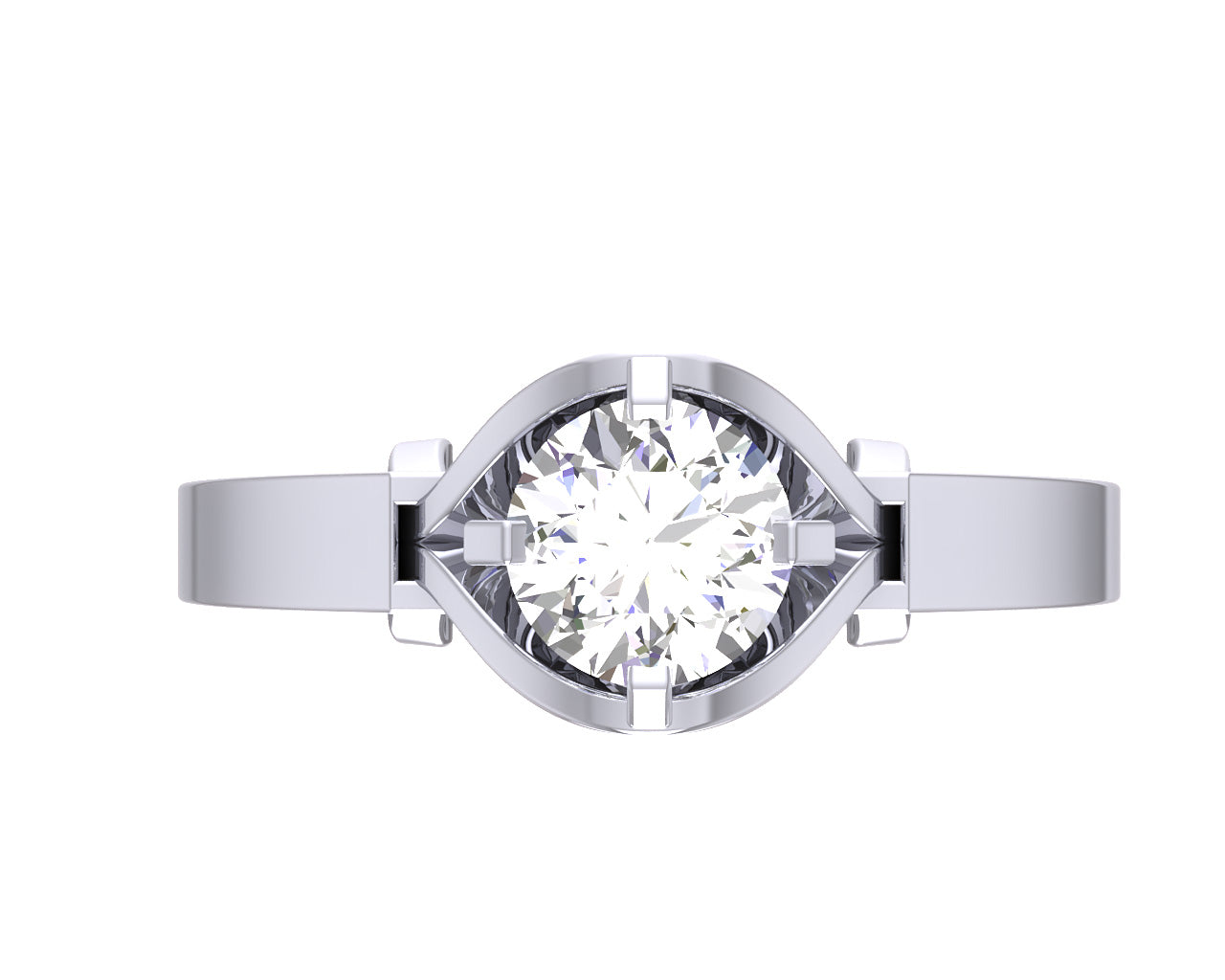 TopView14kWhiteGoldAnniversaryRing