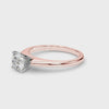 Round Lab Diamond Solitaire in Rose Gold