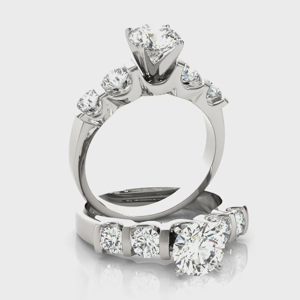 14k White Gold Diamond Ring