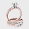Timeless Elegance: Classic Round Brilliant Diamond Cathedral Solitaire