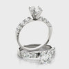 Modern 14k White Gold Ring