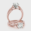 The 14K Rose Gold Infinite Embrace Ring