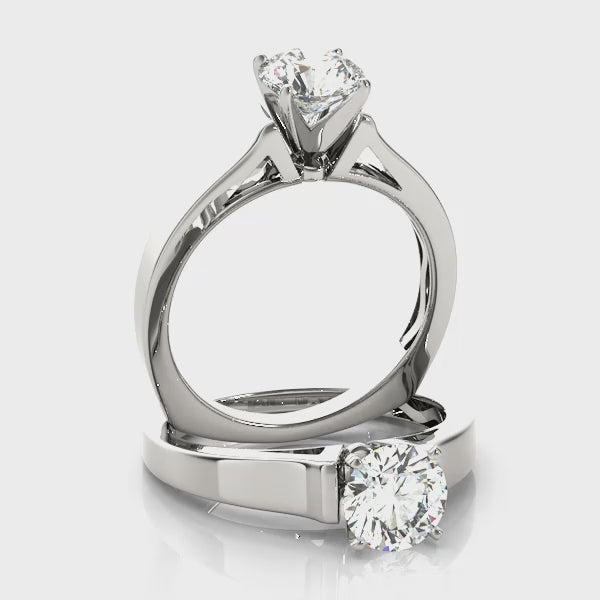 Closer Look: Elegant Euro-Shank Diamond Ring with Vintage Filigree Details
