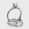 Closer Look: Elegant Euro-Shank Diamond Ring with Vintage Filigree Details