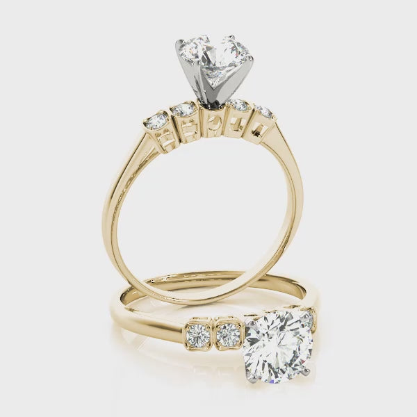 Unique 14k Diamond Ring