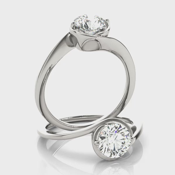 360-degree rotation video showing the innovative 2-prong and bezel basket design