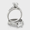 Pure White Gold & Lab Diamond