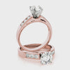 14k Rose Gold Diamond Ring