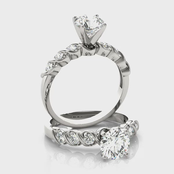Pure White Gold & Lab Diamond