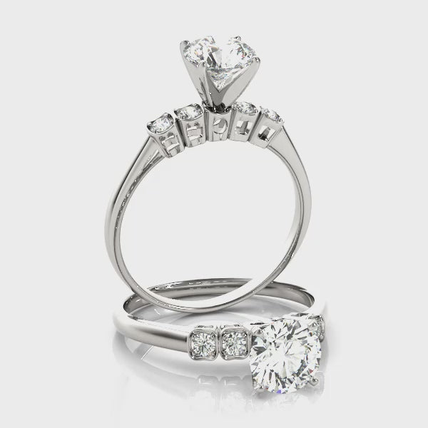14k White Gold Diamond Ring