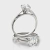 Brilliant White Gold Round Diamond Ring