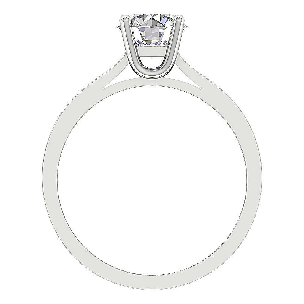Close-up of VS Clarity F Color Lab-Grown Diamond brilliance