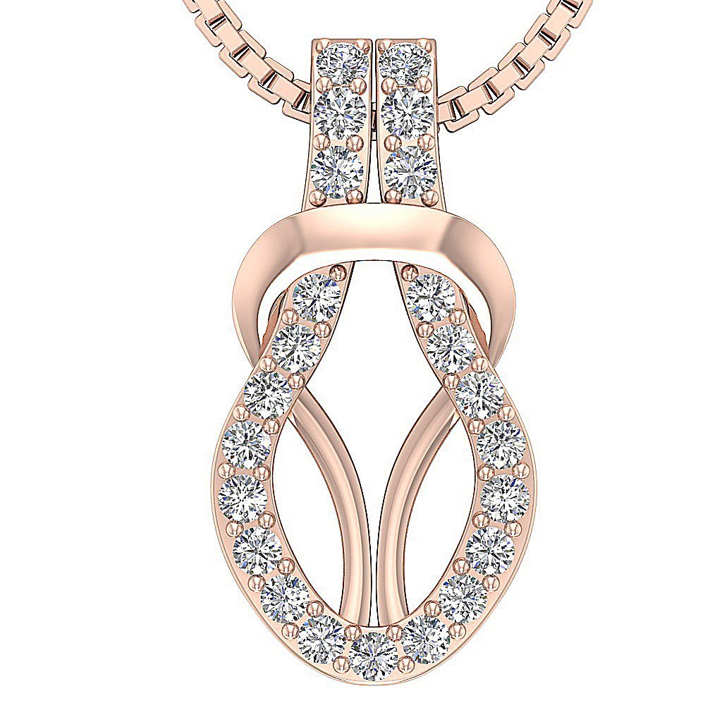 14kRoseGoldFashionAnniversaryPendants