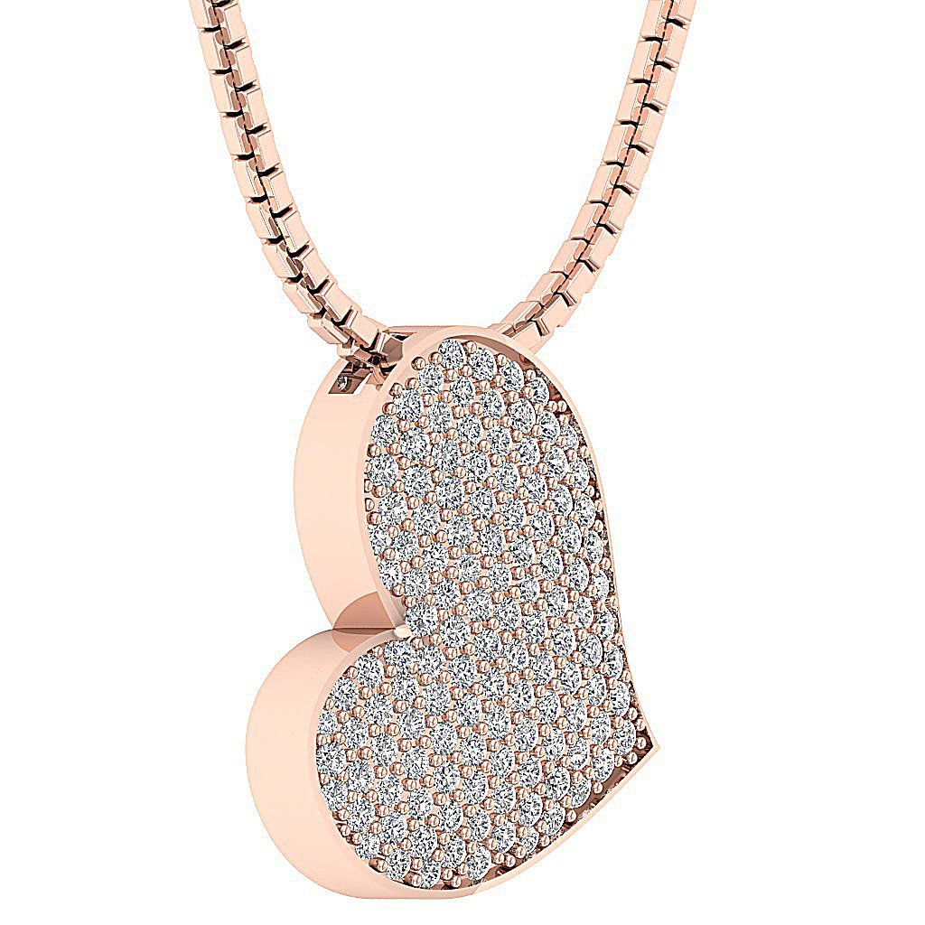 14kRoseGoldHeartPendants
