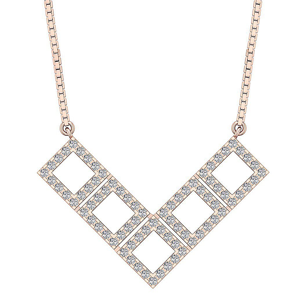 Unique Fashion Pendants SI1/I1 G 0.70 Carat Round Diamond 14k/18k Solid Gold