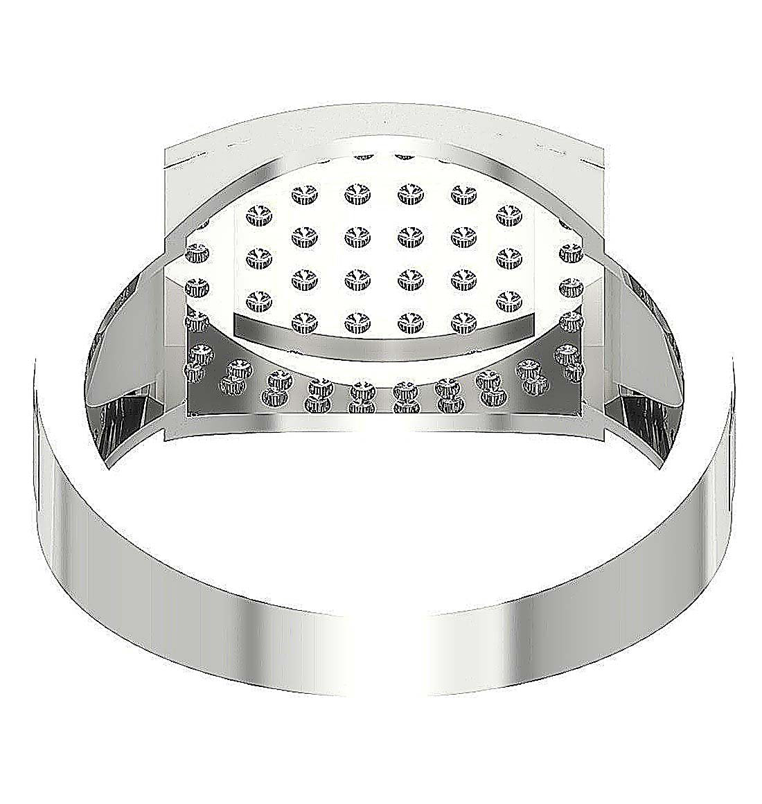 Mens Anniversary Ring 14k Solid Gold SI1/I1 G 0.80Ct Round Diamond Prong Set Width 12.60MM