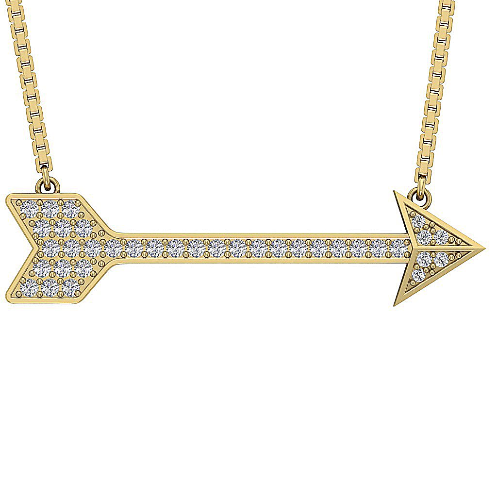 Fashion Pendants SI1/I1 G 0.35 Carat 14k/18k White Yellow Rose Gold Natural Diamond