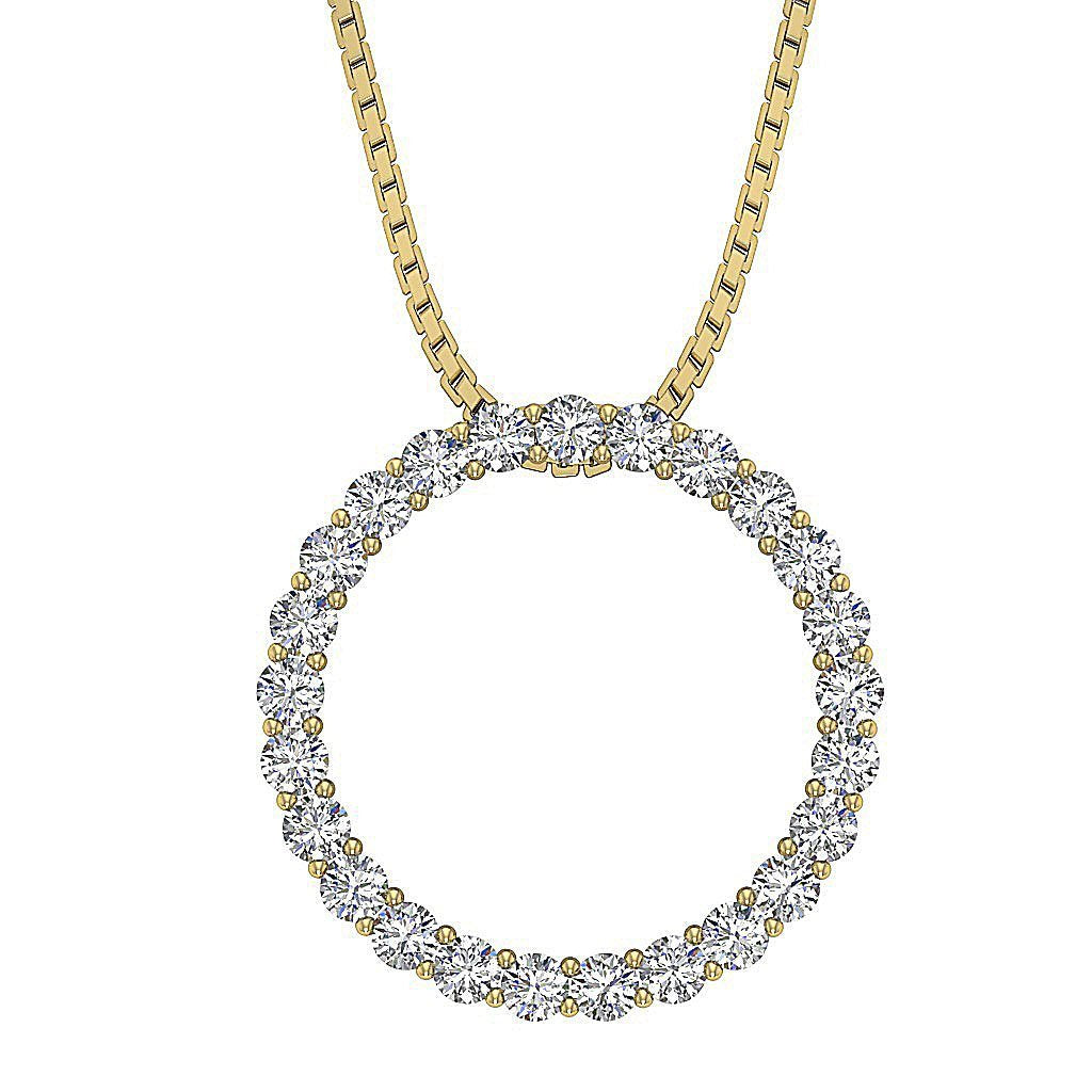 14kYellowGoldGenuineDiamondPendants