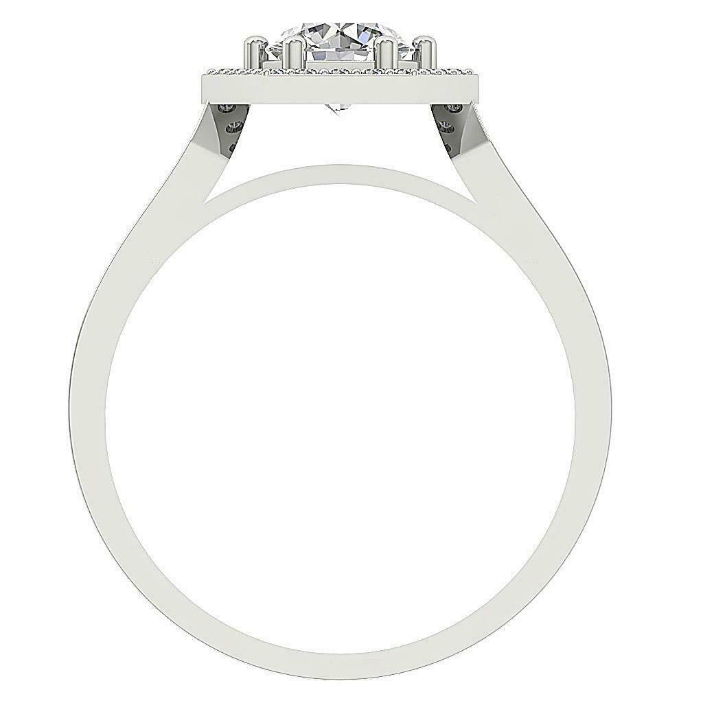 I1 G 1.55 Ct Solitaire Anniversary Ring Round Diamond 14k Yellow Gold Prong Set 9.55 MM