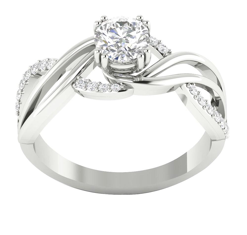 14k Rose Gold Solitaire Vintage Anniversary Ring Round Diamond SI1 G 1.00 Ct Prong Set 8.10 MM