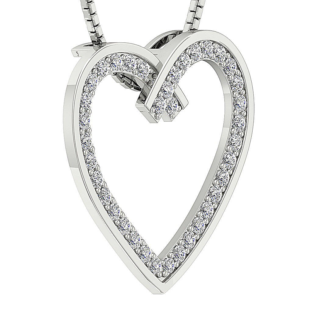 14kSolidGoldDesignerVintageHeartPendant