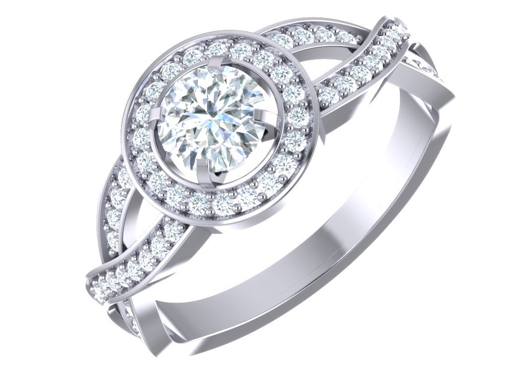14k Solid Gold Genuine Diamond SI1 G 1.00 Carat Antique Anniversary Ring