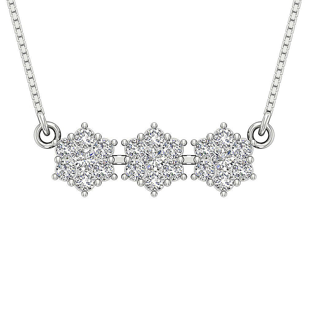 Genuine Diamond I1/SI1 G 1.75 Carat Designer Fashion Pendants 14k/18k Gold