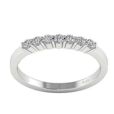 14k Solid Gold Designer Wedding Ring Genuine Diamond VVS1 E 0.45 Ct Prong Set 2.00 MM