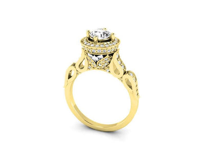 I1 G 1.50 Carat Unique Fashion Wedding Ring Genuine Diamond 14k Solid Gold