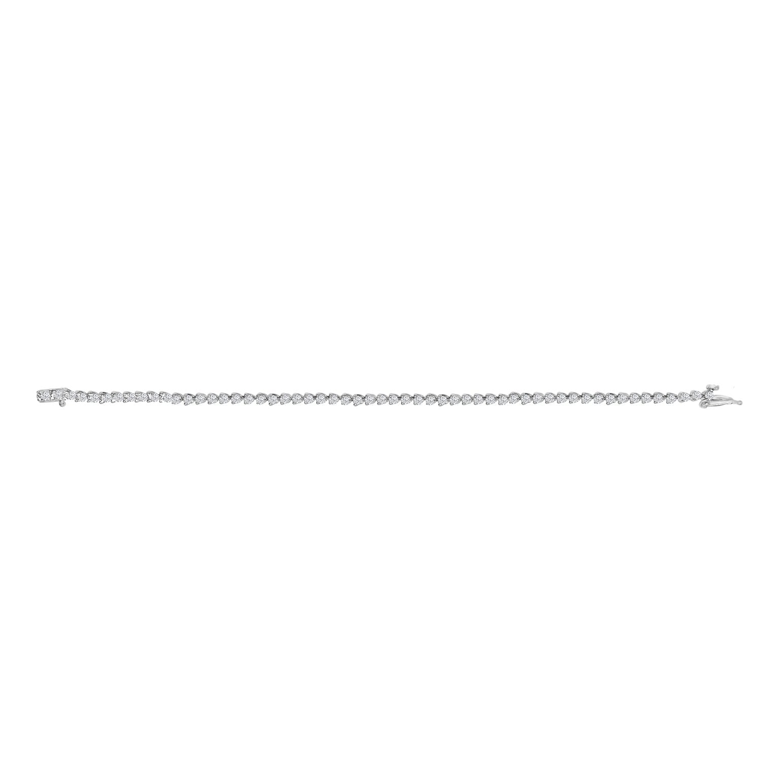 Tennis Bracelet 5.50Ct Natural Diamonds VVS1/VS1/SI1/I1 14k Solid Gold Prong Set 7.00Inch