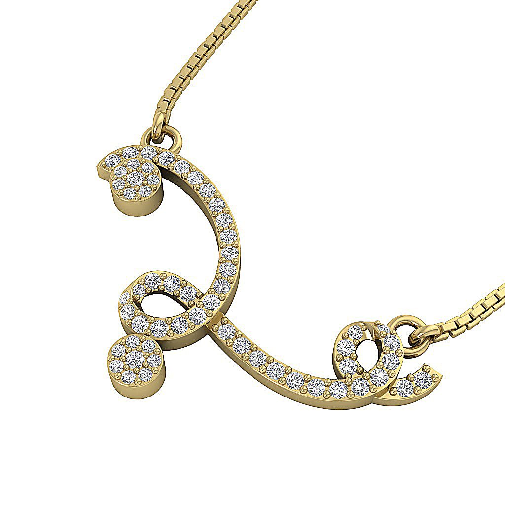 14k/18k Solid Gold Round Diamond I1/SI1 G 0.50 Carat Designer Fashion Pendants