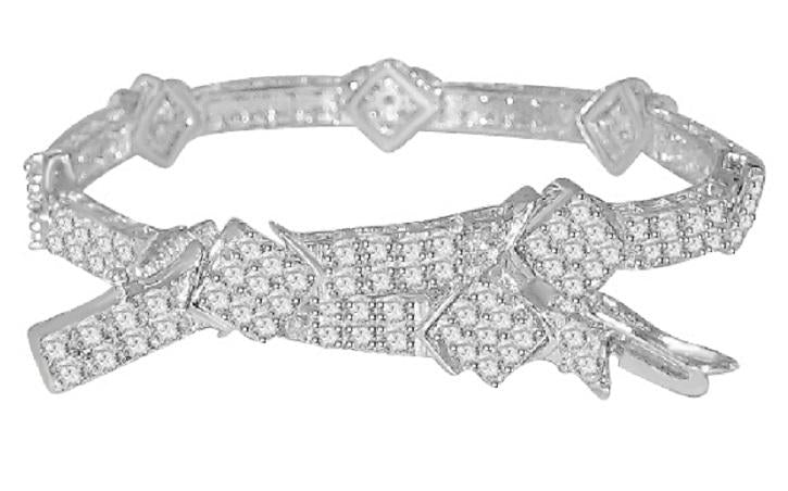Designer Bracelet VVS1/VS1/SI1/I1 2.90 Ct Natural Diamonds 14k/18k Solid Gold