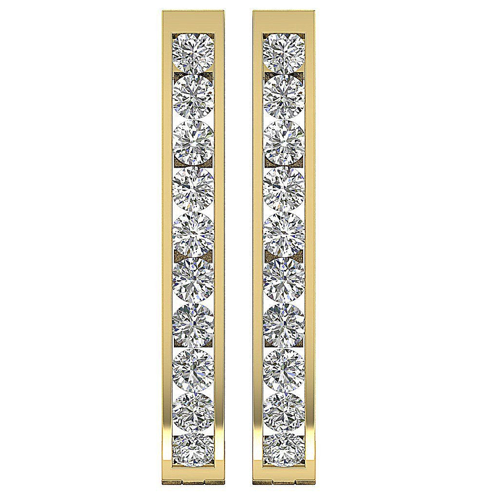 14kYellowGoldGenuineDiamondEarring