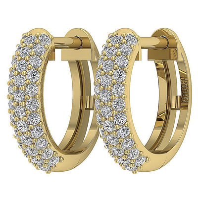 14kYellowGoldNaturalCutDiamondEarring