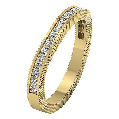 Engagement Ring Round Cut Diamond Prong Set I1 G 0.35 Ct 14K Gold 2.70MM