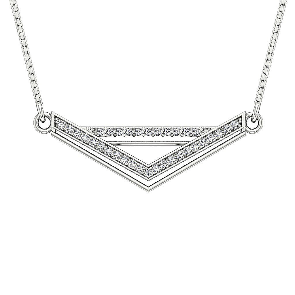 Genuine Diamond I1/SI1 G 0.30 Carat Designer Fashion Pendants 14k/18k Solid Gold