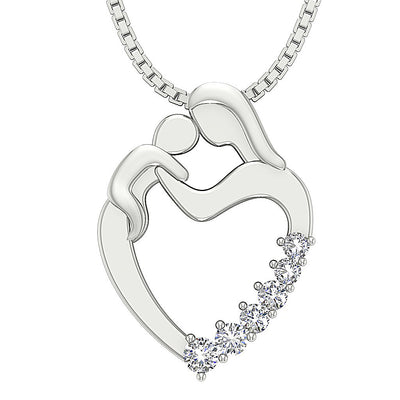 DesignerNaturalDiamond14kWhiteGoldPendant