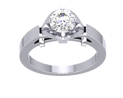 Diamond For Good 1 carat Solitaire Diamond Ring I1 G 14K Gold 9 MM