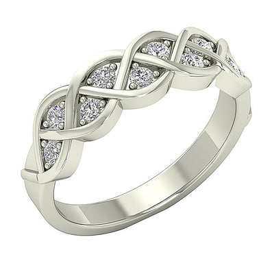 Engagement Ring Round Cut Diamond Prong Set I1 G 0.50 Ct 14K White Yellow Rose Gold 6.00MM